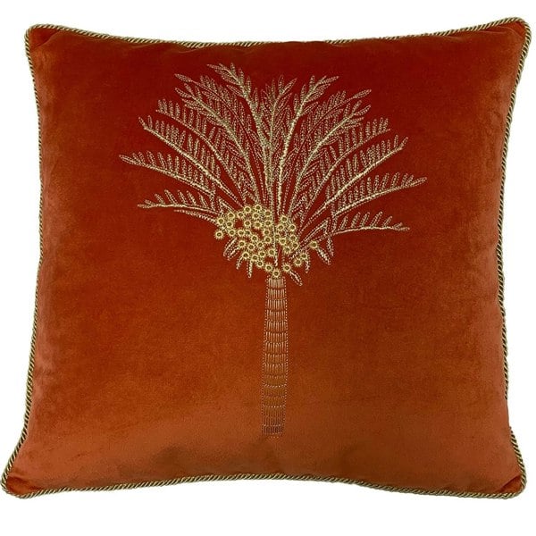 Furn Palm Tree Cushion Cover - Coral