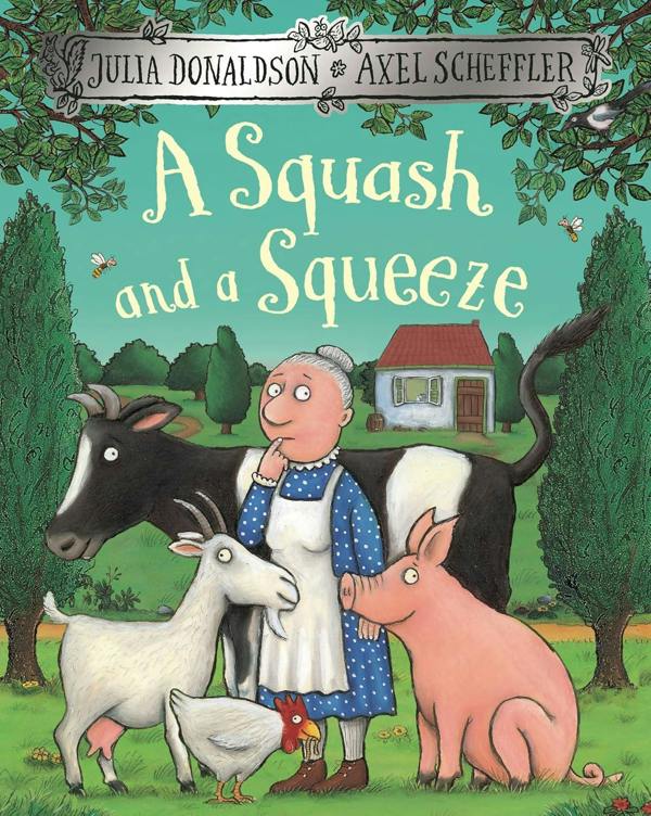 Julia Donaldson Collection 5 Books Set - A Squash and a Squeeze, The Gruffalo, Room on the Broom, The Smartest Giant in Town, The Snail and the Whale
