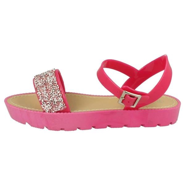 Savannah Ladies Savannah Flatform Glitter Sandal