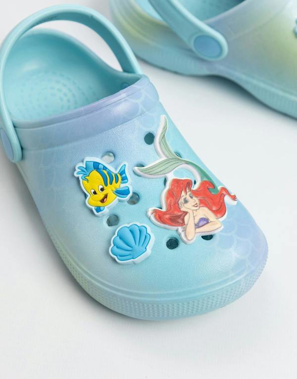 Disney The Little Mermaid Girls Blue Ariel Clogs