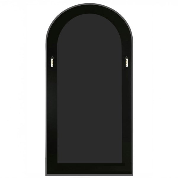 Exclusive Mirrors Modern Black Metal Archtop Full Length Mirror 200cm x 100cm