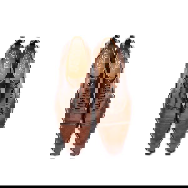 Chapman & Moore Toe Cap Oxford Leather Men's Chocolate Shoes