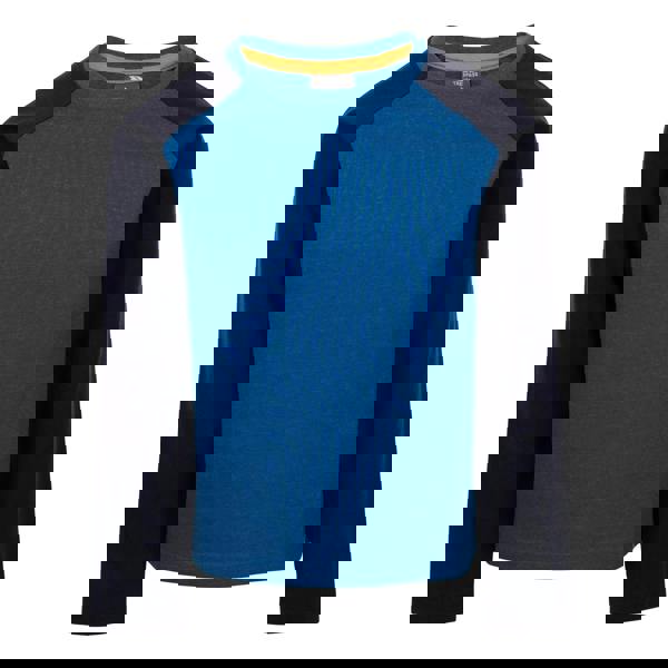 Trespass Boys Colley Long-Sleeved T-Shirt - Blue - 