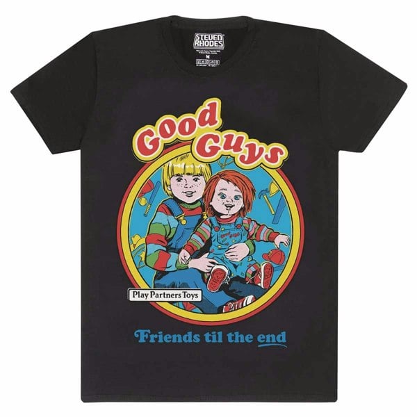 Steven Rhodes Unisex Adult Good Guys Chucky T-Shirt - Black