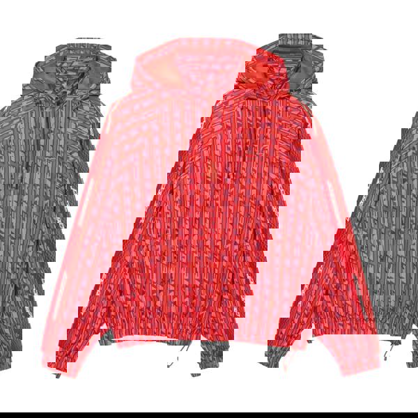 Lacoste Womens/Ladies Hooded Oversized Track Jacket - Orange - 