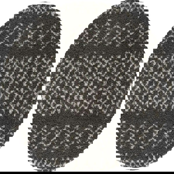 Moroccan dark grey shaggy rug non-shedding, pet-friendly, and easy to clean