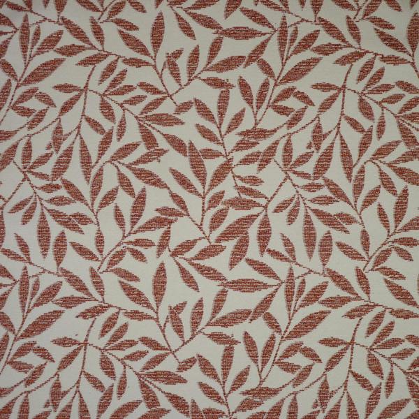 Abele fabric close-up in Terracotta