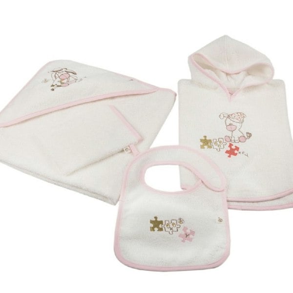 Cotton and Olive Gus Organic Cotton Baby Poncho Set