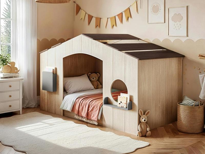 Frankie Wooden House Bed