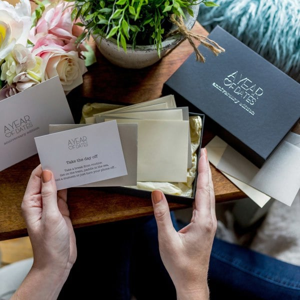 A Year of Dates Wedding Anniversary gift, monthly date ideas by A Year of Dates