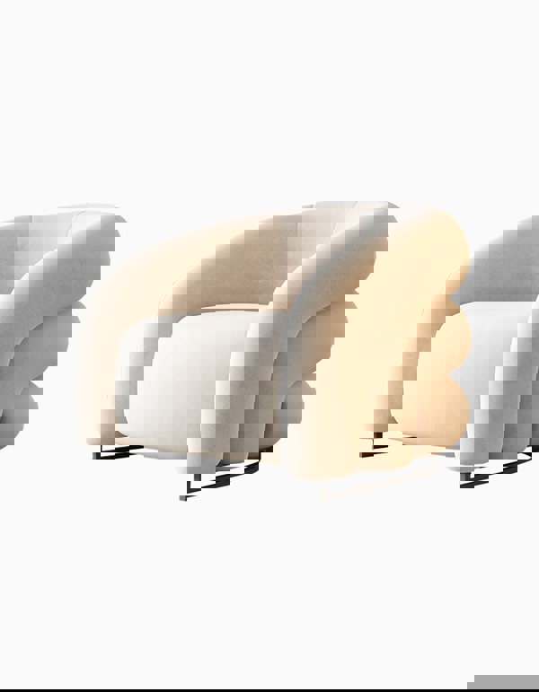 Classic U18 Armchair, White Velvet-Ritconcept-Rit Concept