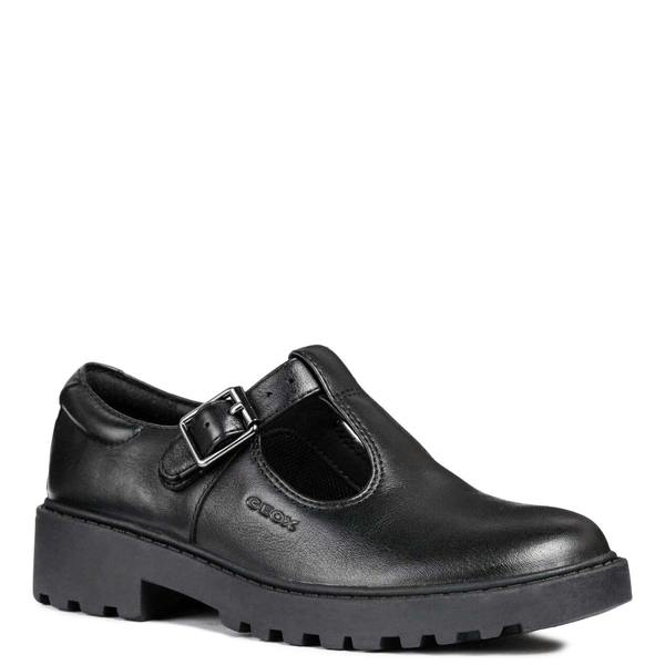 Geox Girls School Buckle J Casey G. E Shoes
