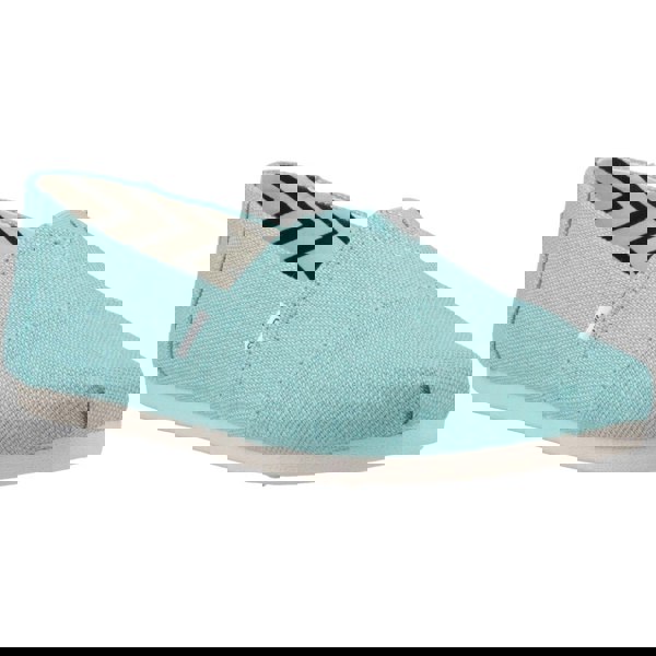 TOMS Alpargata Classic Jute Women's Aqua Espadrilles