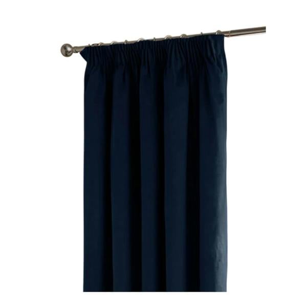 Furn Ultimate Velvet Eyelet Curtains - Royal Blue
