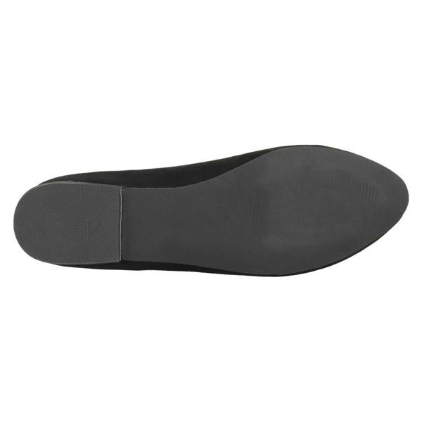 Spot On Ladies Spot On Looped Vamp Stitched Ballerinas