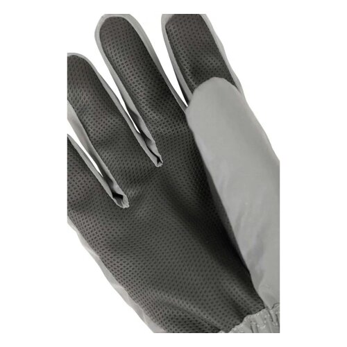 Mountain Warehouse Kids Reflective Winter Gloves - Grey - Grey - L - 80% Acrylic/20% Fleece