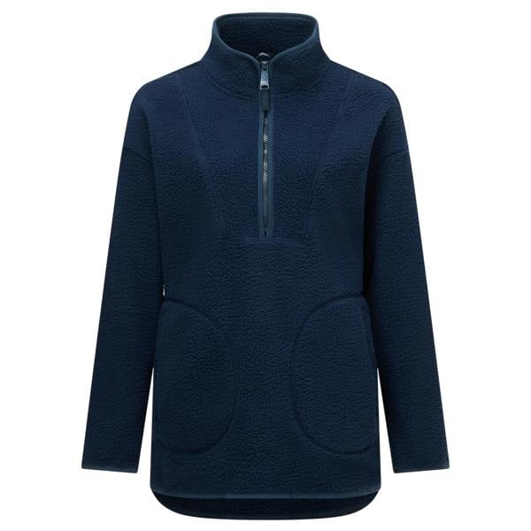 Regatta Womens/Ladies Frankie Borg Half Zip Longline Fleece Top - Navy - 