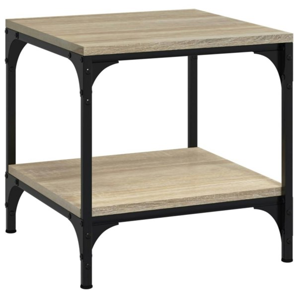 Berkfield Side Tables 2 pcs Sonoma Oak 40x40x40 cm Engineered Wood