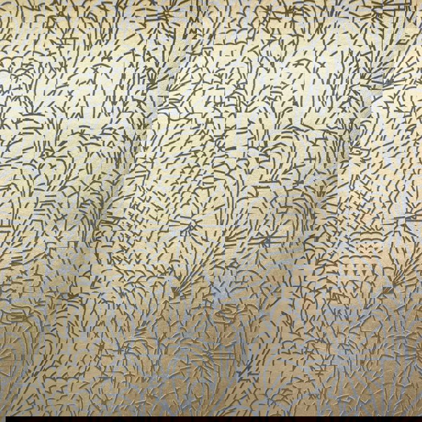 POP grey flock / gold lustre