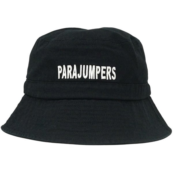 Parajumpers Bold Embroidered Logo Bucket Hat - Black