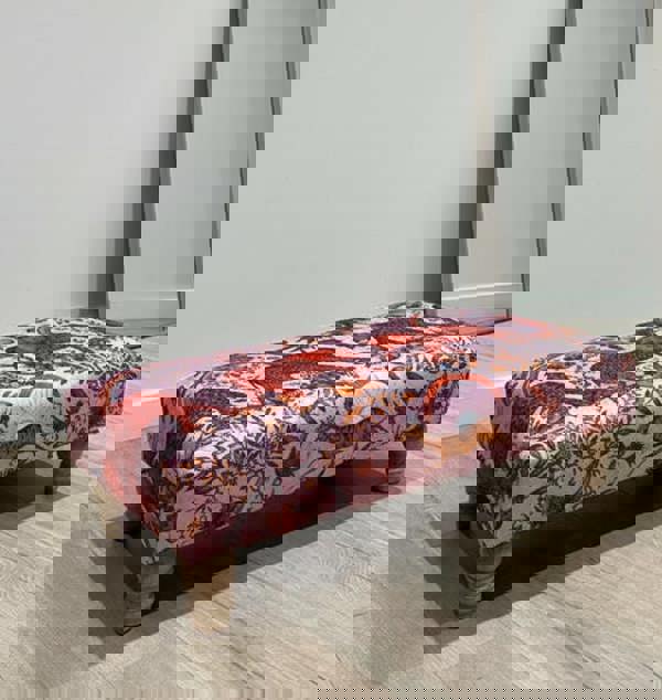 ISTOOLS Premium Pink Elephant Printed Footstool Pouffe Ottoman – Made to Measure