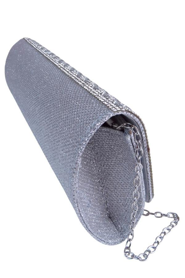 Paulo Due Diamante Tube Clutch Bag