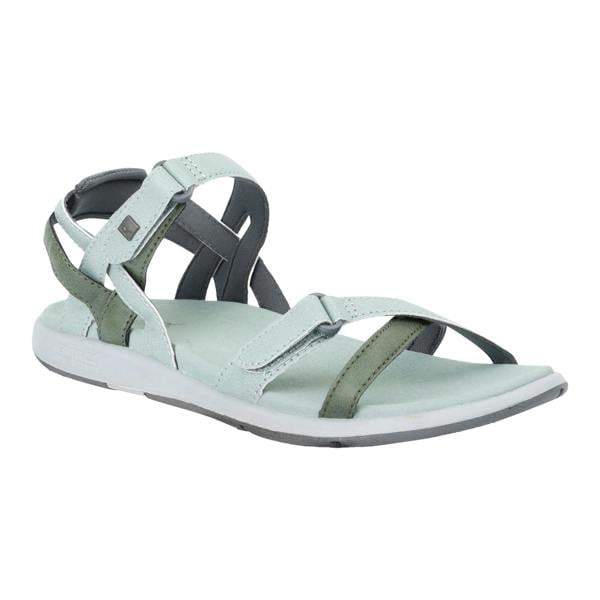 Regatta Great Outdoors Womens Lady Santa Cruz Open Toe Sandals - Glacier Green/Four Leaf Clover