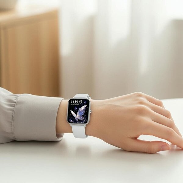 Karen M Women's Smartwatch 1.75" Color Display, Bluetooth Calls, Heart Rate, Sleep & Fitness Tracker, iOS & Android