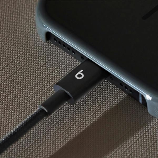 Beats 1.5M 60W USB C to USB C Woven Cable Bolt Black - MDGA4ZM/A