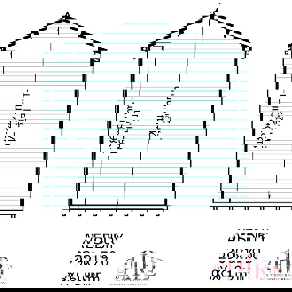 Shire Avesbury(Pembrook) 8x6 Log Cabin 19mm interlock  Cladding - Best Shed