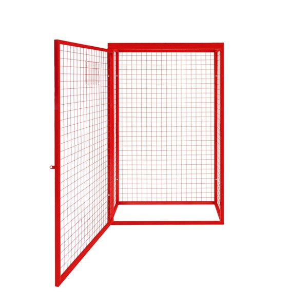 Monstershop Red Gas Bottle Collapsible Mesh Cage – 181cm x 116cm x 57cm