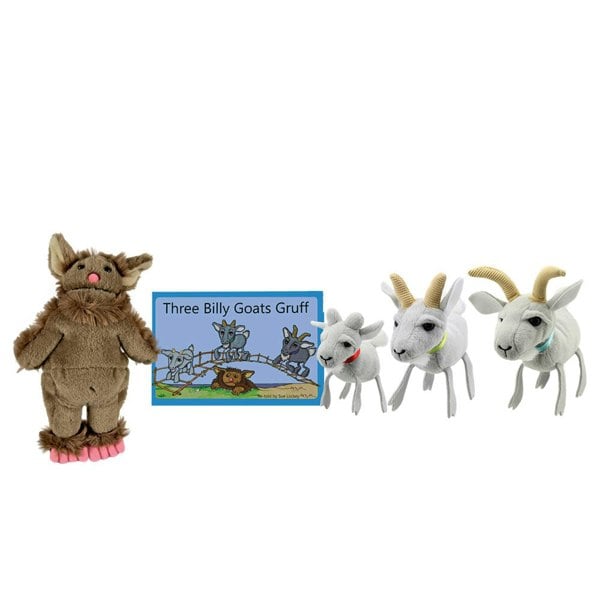 The Puppet Company Three Billy Goats Gruff - Traditional Story Sets