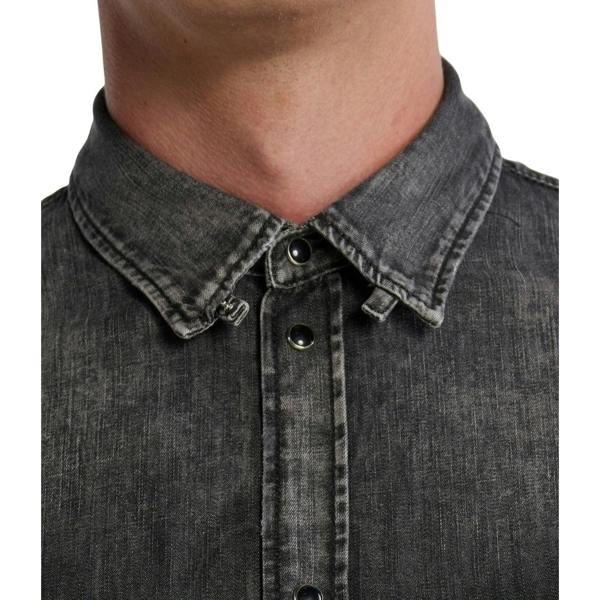 DSQUARED2 Regular Fit Faded Black Denim Shirt W32