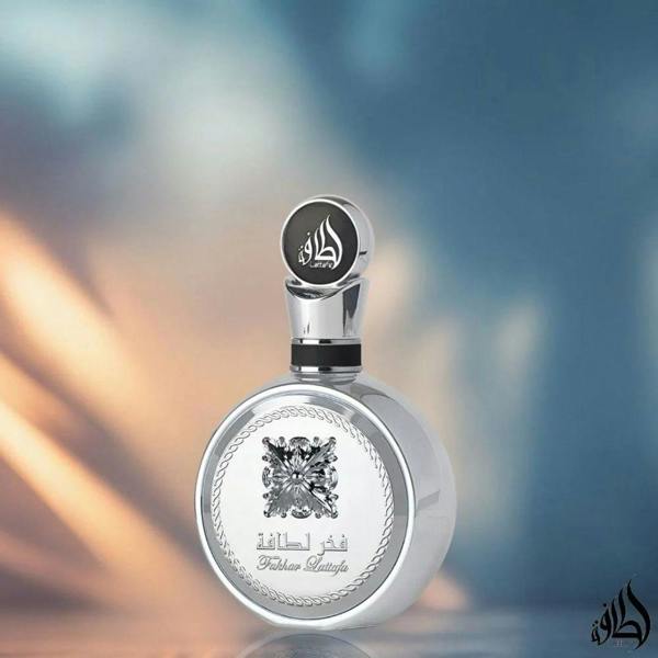Fakhar Platin Eau De Parfum 100ml by Lattafa Perfumes artistic bottle shot