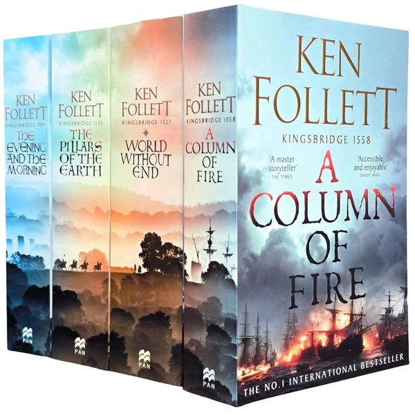 Macmillan Ken Follett The Kingsbridge Novels Stories Collection 4 Books Set