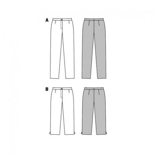 Burda Sewing Pattern 6681 Trousers For Women, 10 to 24 - Easy