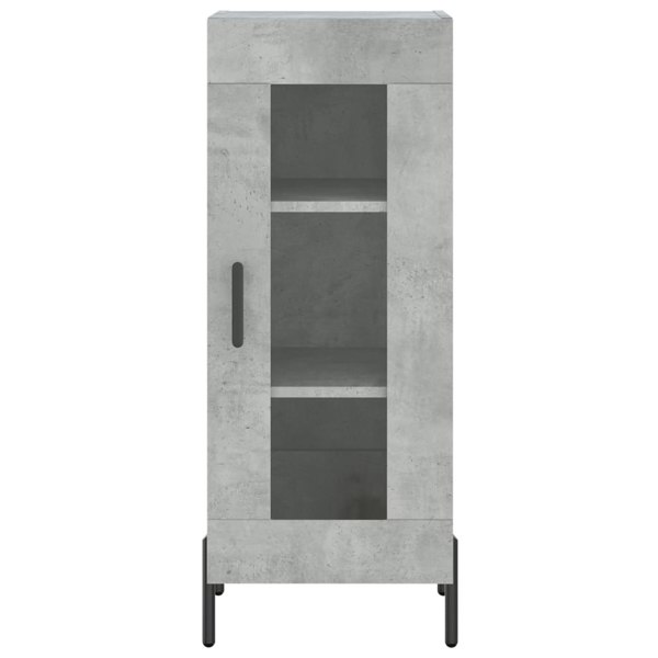 Berkfield Highboard Concrete Grey 34.5x34x180 cm Engineered Wood