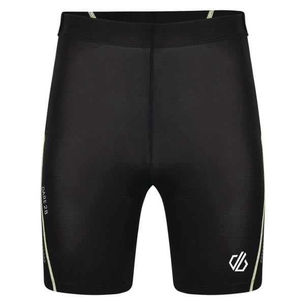 Dare 2b Mens Bold Short Cycling Pants - Black/White - 