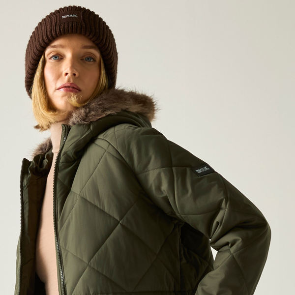 Regatta Womens Freyla Padded Jacket - Dark Khaki