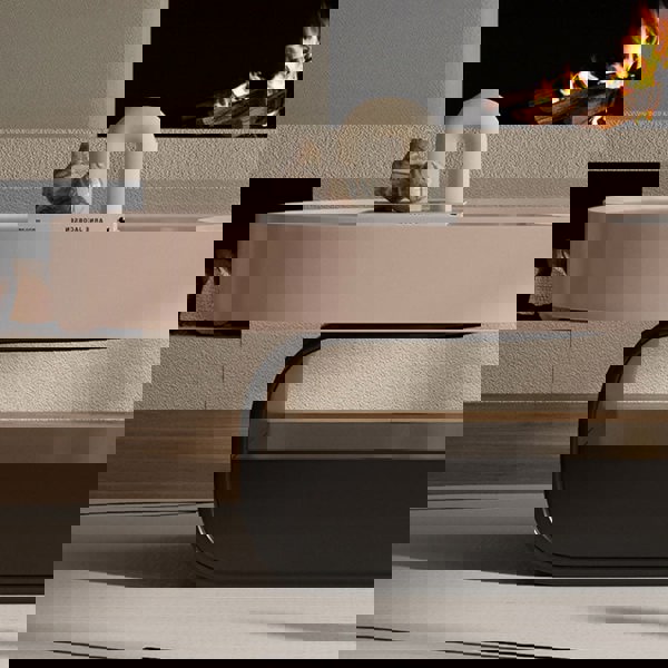 Tessa Coffee Table, With storage, Pink-Ritconcept-Rit Concept