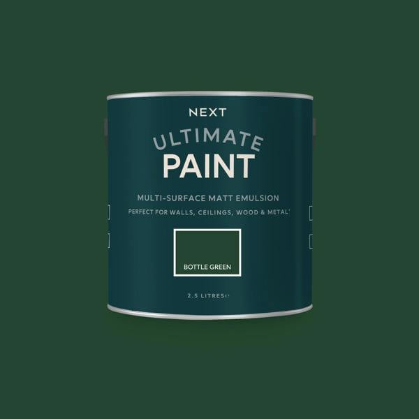 Next Bottle Green Mixed To Order Ultimate Paint 2.5L