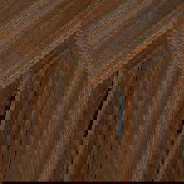 Centurion Supports RANCH Walnut Dual Compartment Storage 6-Shelf up to 65" Flat Screen TV Cabinet