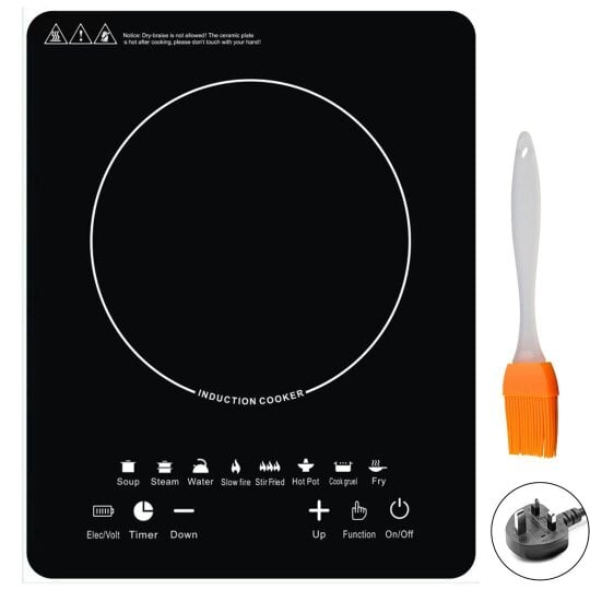 Havendro 2200W Electric Induction Hob Portable Digital Touch Single Cooker Hot Plate Tool