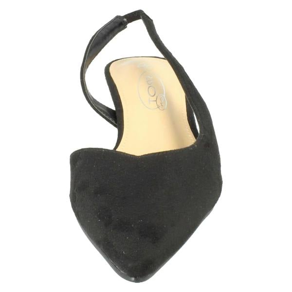 Spot On Ladies Spot On Slip On Evening Shoes F00490