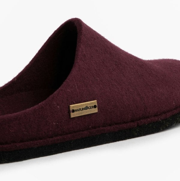Haflinger SOFT Womens Slippers Bordeaux