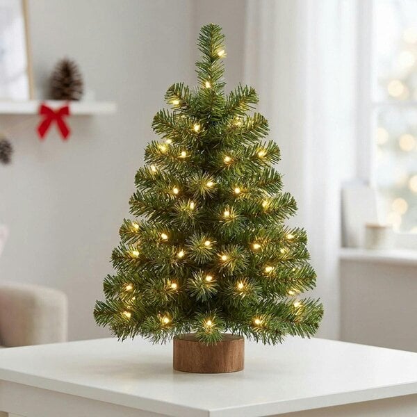 Garden Greatness Barneswood Pre-Lit Spruce Tree with Multi Action Lights
