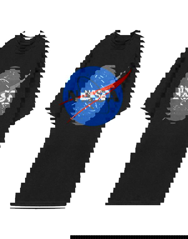 NASA Unisex Black Classic Logo Short Sleeved T-Shirt