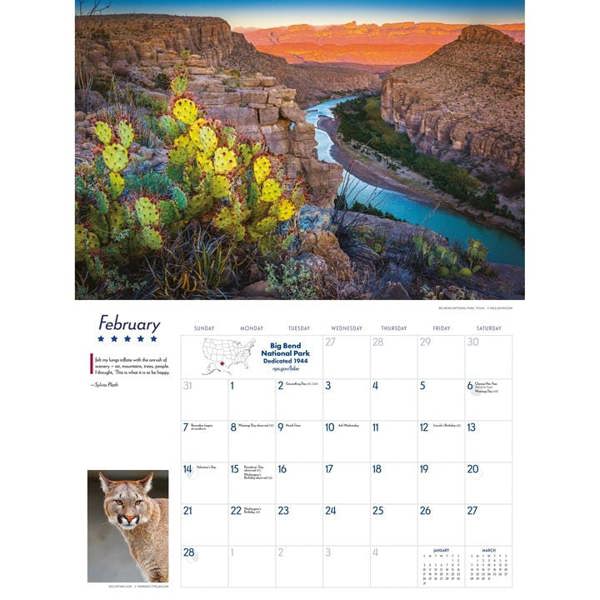 American National Parks Deluxe Calendar 2027, Deluxe Calendars, Month To View, Travel, Gift
