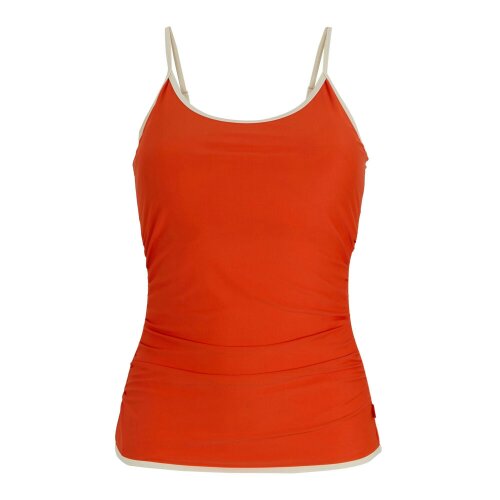 Regatta Womens Kyra Tankini Top - Tangerine Tango - Tangerine Tango - 85% Polyester/15% Elastane