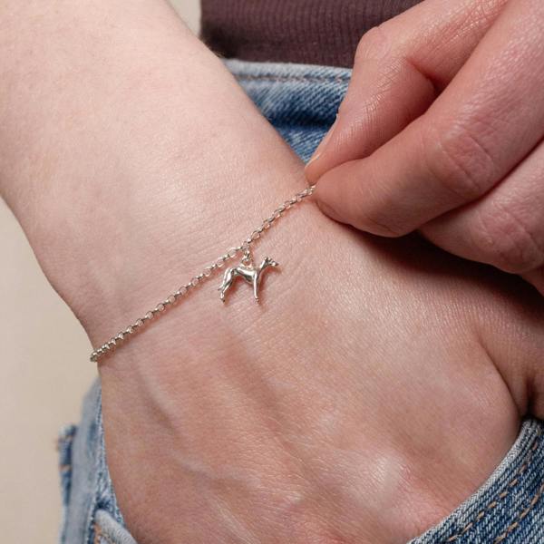 Mylee London Whippet Chain Bracelet - Personalised - Sterling Silver